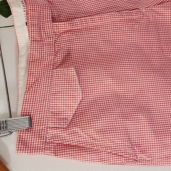 Tommy Hilfiger Pink Red Gingham Shorts - Picture 7 of 9